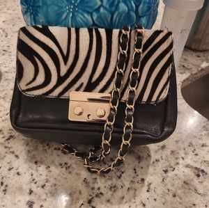 Guess Brand Cross Body Animal print bag